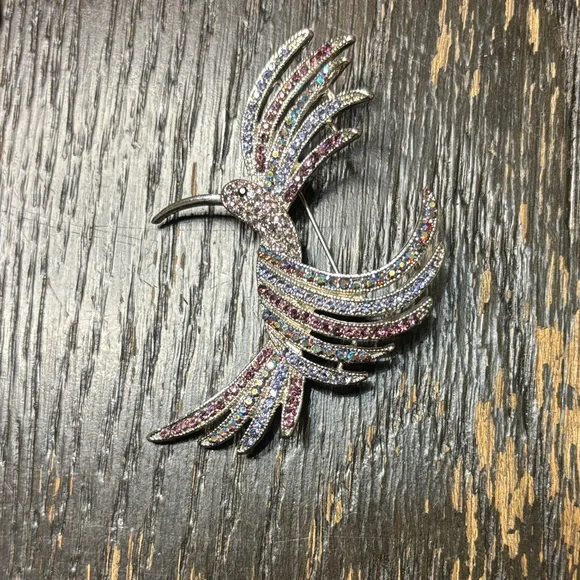 Multicolor Humming Bird Brooch 🐦 - Picture 2 of 3